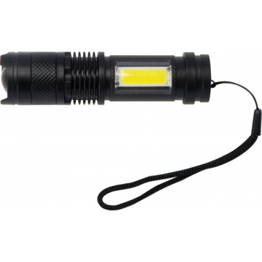 Logo trade advertising product photo of: Rechargeable flashlight AARHUS