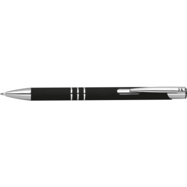 Logotrade promotional product picture of: Semi gel pen soft touch DUNMORE
