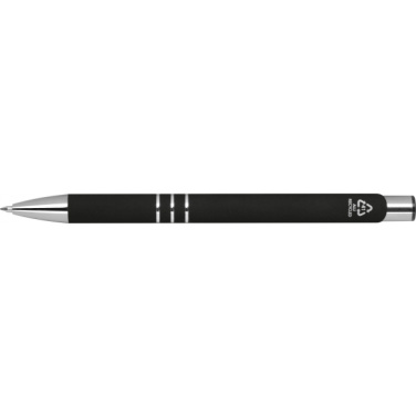 Logo trade business gift photo of: Semi gel pen soft touch DUNMORE
