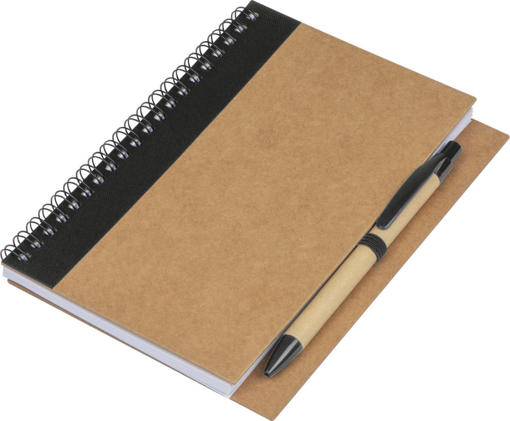 Logo trade promotional product photo of: Spiral notebook Ravenna
