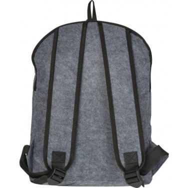Logo trade promotional merchandise image of: RPET Backpack Davos