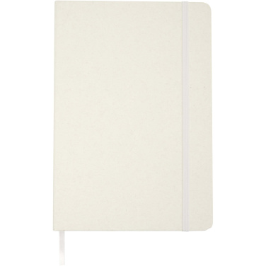 Logo trade promotional items picture of: Bass A5 recycled hard cover notebook with lined pages