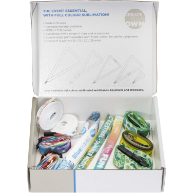 Logotrade promotional gift picture of: Sublimation lanyards sample box