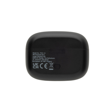 Logo trade advertising products picture of: Airtune RCS recycled plastic ANC earbuds with touch screen