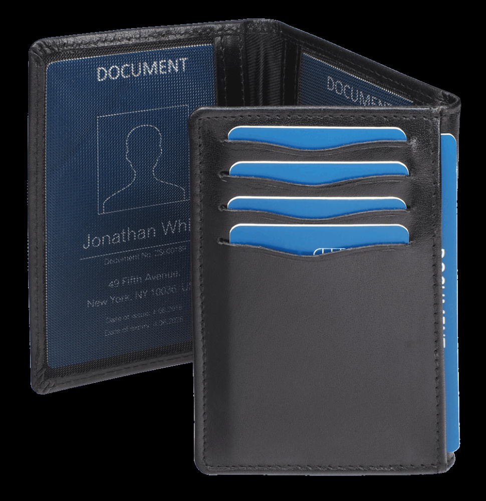 Logo trade corporate gifts image of: RFID document wallet 20501300