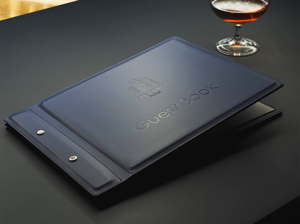 Logo trade promotional giveaway photo of: Guest book 1209094