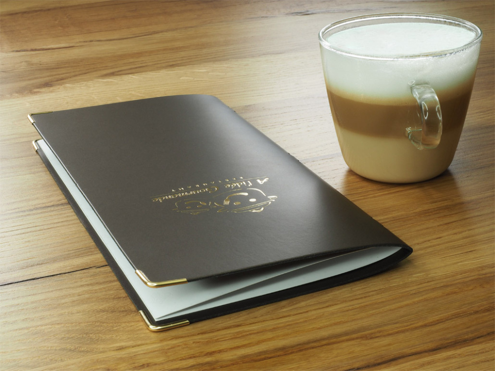 Logo trade promotional merchandise picture of: Menu cover Ambiente 1182094