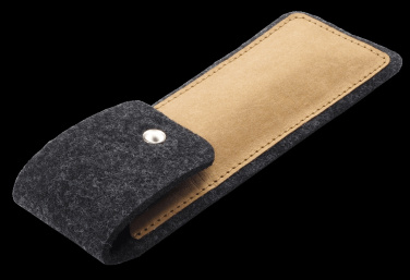 Logo trade promotional products image of: Pens in case 1275140