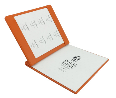Logo trade promotional merchandise picture of: Menu cover 1085119