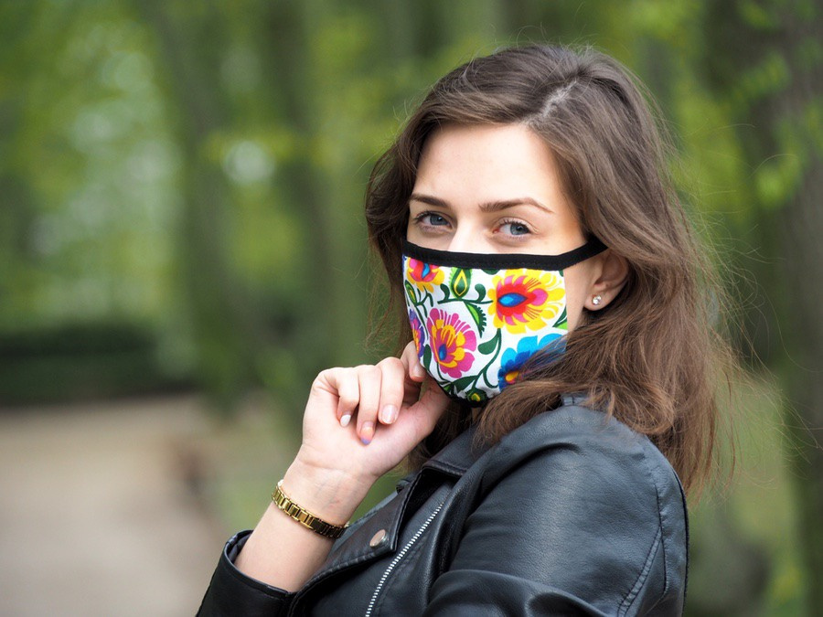 Logotrade promotional items photo of: MARS cotton mask (size M) 1379165