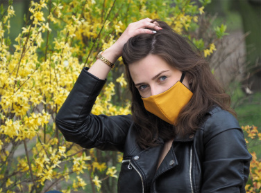 Logo trade promotional gifts image of: VENUS PRO cotton face mask with a pocket an HEPA filter 1378165