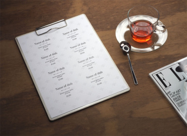 Logo trade promotional merchandise picture of: Clipboard menu 1121119
