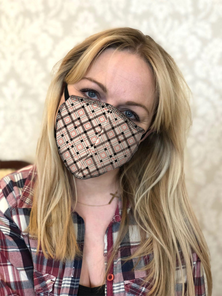 Logo trade promotional giveaways picture of: ZEFIR cotton face mask 1400165