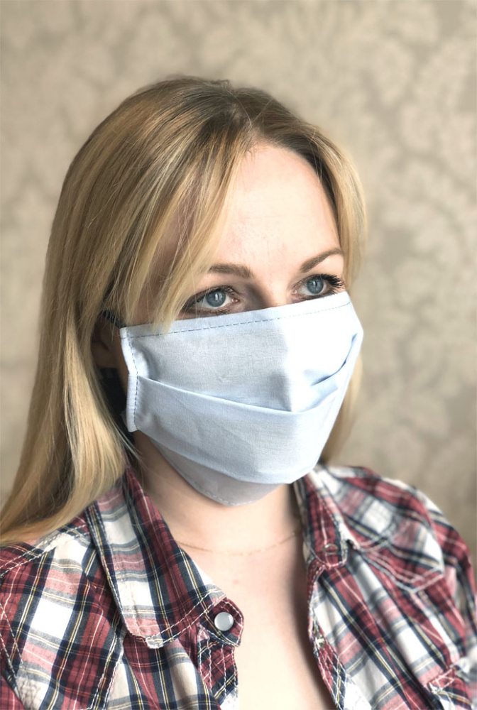 Logo trade corporate gift photo of: PEGASUS cotton face mask 1388165