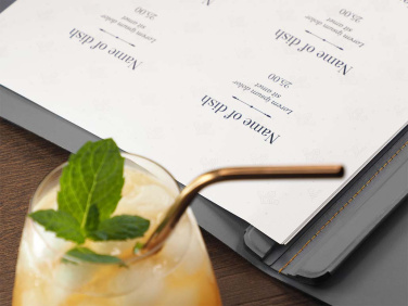Logo trade promotional merchandise photo of: Menu cover 1765094