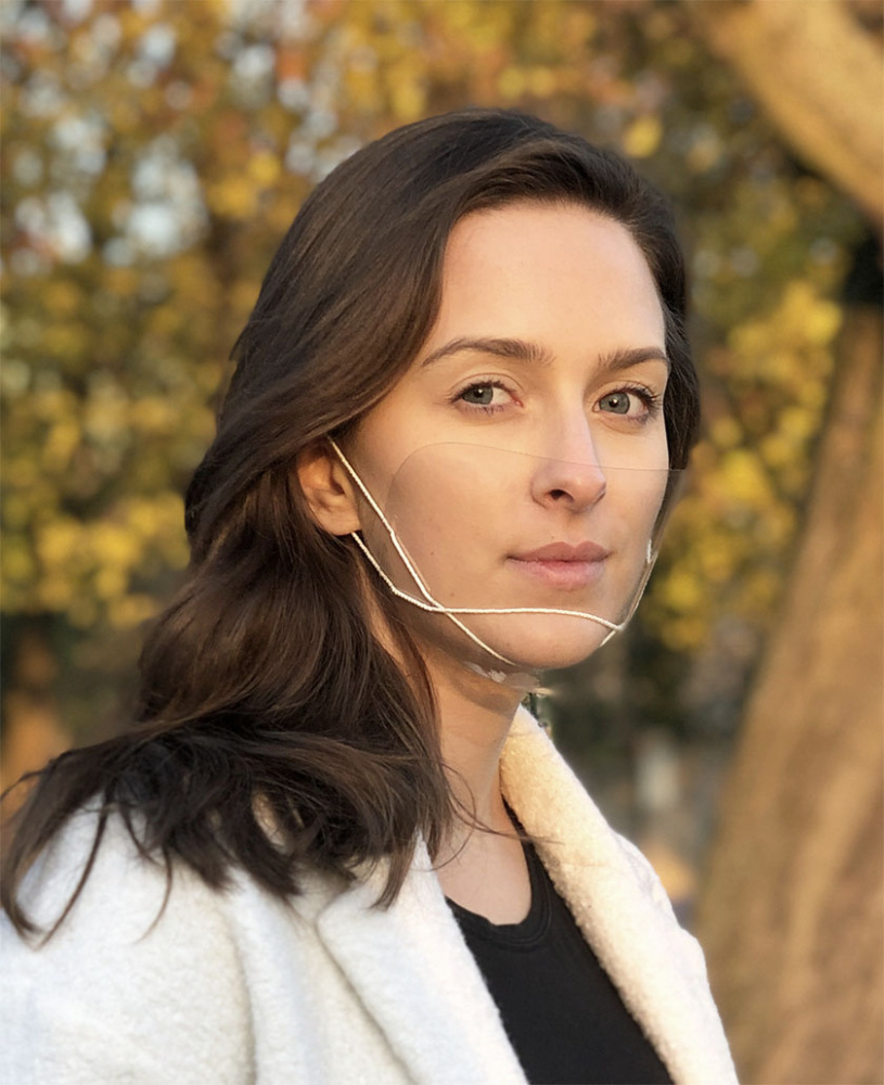 Logotrade promotional products photo of: ATENA clear face shield-mask for mouth and nose 1461162