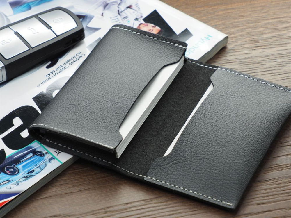 Logo trade advertising products picture of: Business card holder 1166157