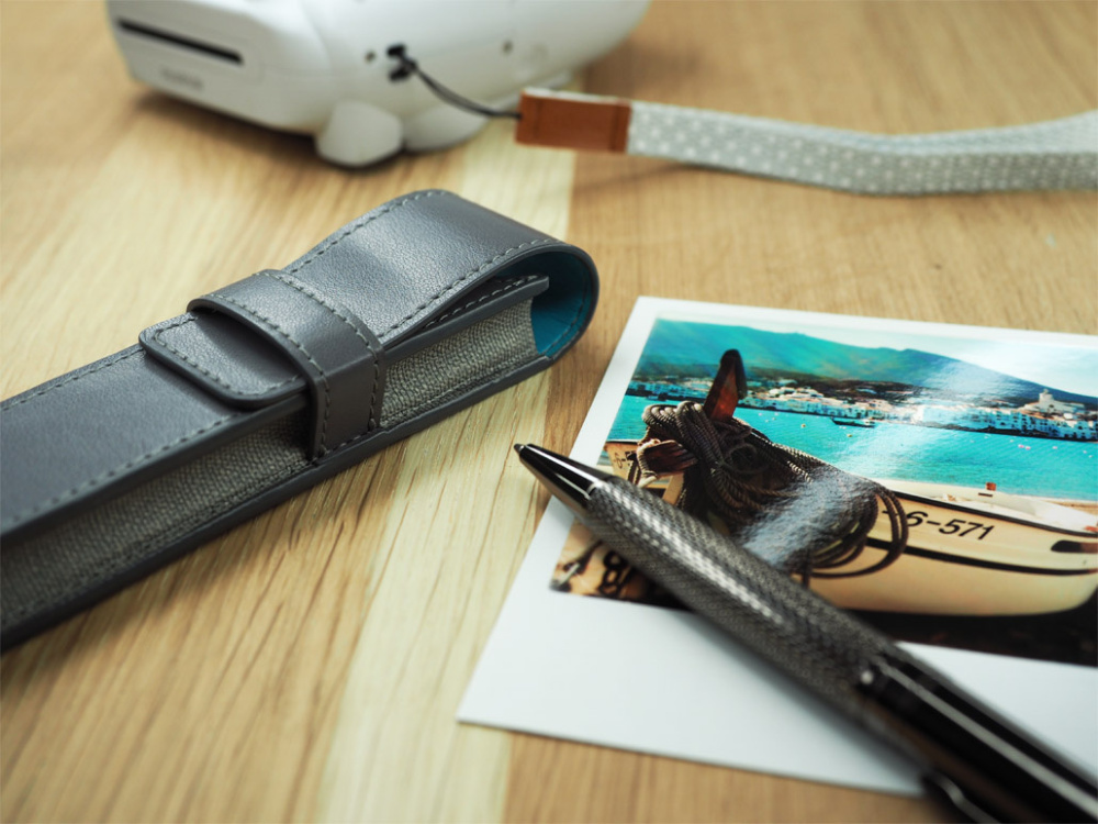 Logo trade business gifts image of: Pen case 1221119