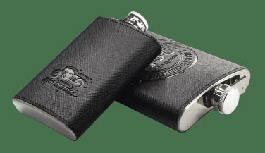 Logo trade business gifts image of: Hip flask 425113