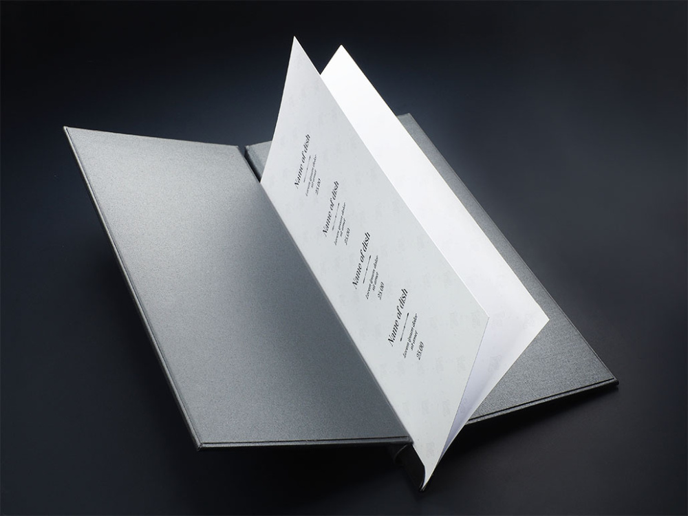Logo trade corporate gift photo of: Menu cover 1680280