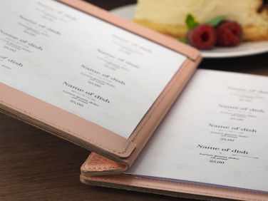 Logo trade advertising products picture of: Menu cover 1087281