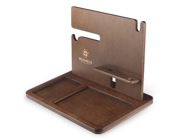 Logo trade promotional merchandise image of: Wooden organiser 2016121