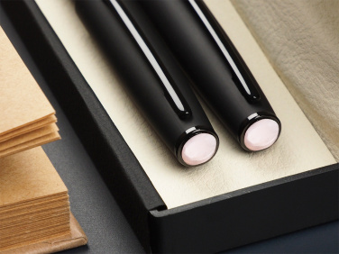 Logo trade promotional giveaway photo of: Opal stone Pen set 1286036