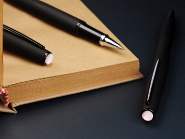 Logotrade corporate gift picture of: Opal stone Pen set 1286036