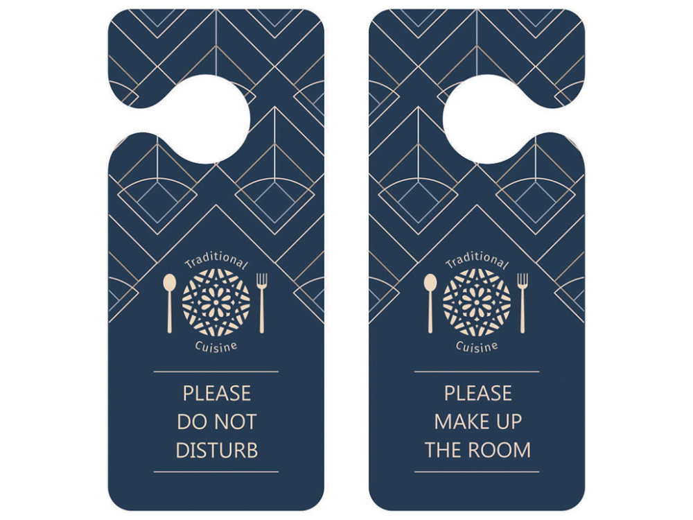 Logo trade promotional merchandise photo of: DND door sign 1159117