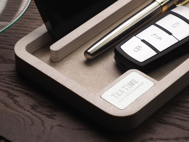 Logo trade promotional products image of: Wooden desk organiser 1818121