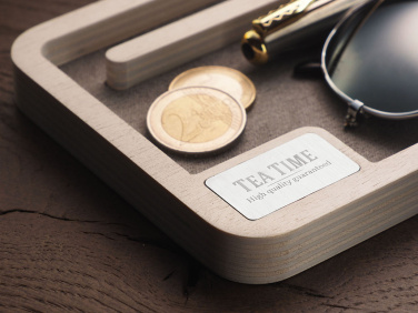 Logo trade promotional gifts picture of: Wooden desk organiser 1818121