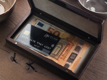 Logo trade corporate gift photo of: Wooden bill box 1816121