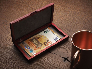 Logo trade advertising products image of: Wooden bill box 1816121