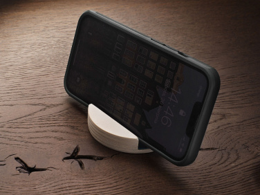 Logo trade promotional gifts image of: Wooden telephone stand 1833121