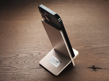 Logo trade promotional giveaway photo of: Wooden telephone stand 1834121