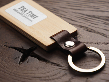 Logotrade promotional merchandise image of: Wooden keyring 1853292