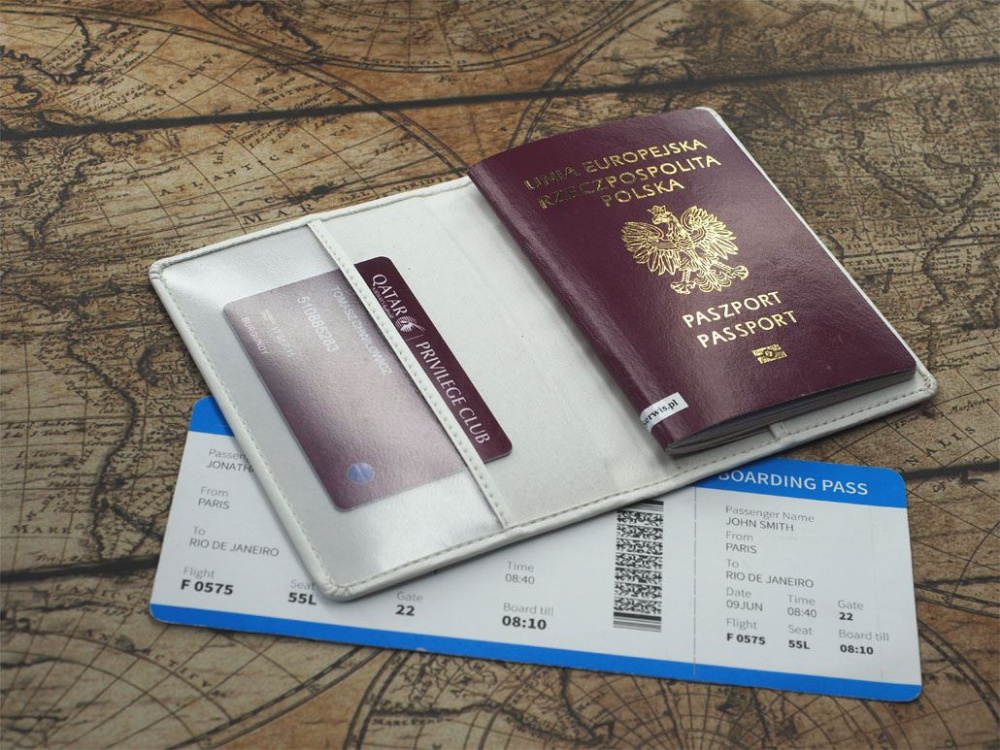 Logo trade promotional gifts picture of: Passport case 209119