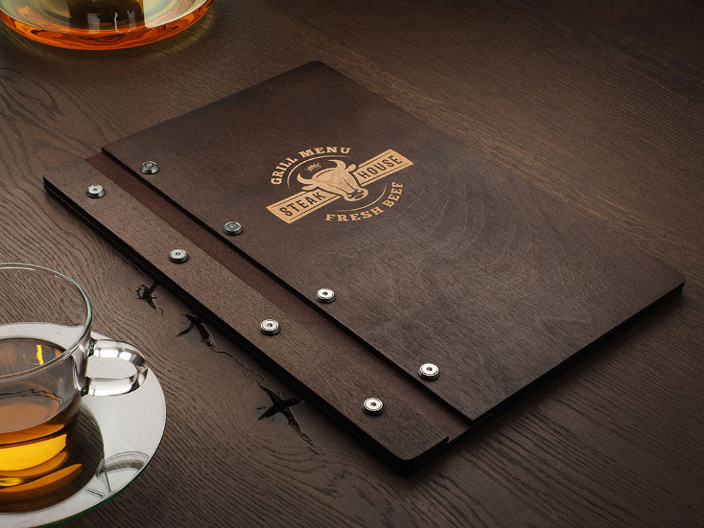 Logo trade corporate gifts picture of: Menu cover 1860121