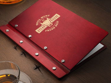 Logo trade promotional merchandise picture of: Menu cover 1860121