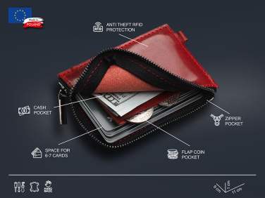 Logo trade promotional merchandise image of: Wallet 1935141