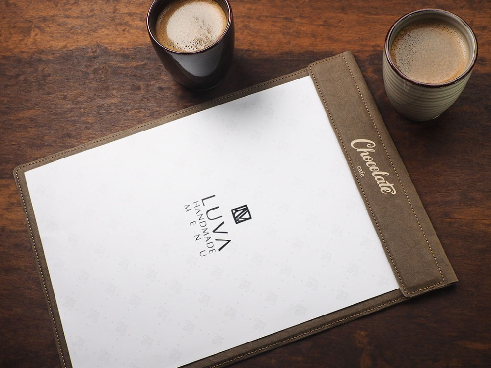 Logo trade promotional giveaway photo of: Menu cover 1241106