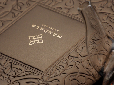 Logo trade business gifts image of: Menu cover Ambiente 1178336