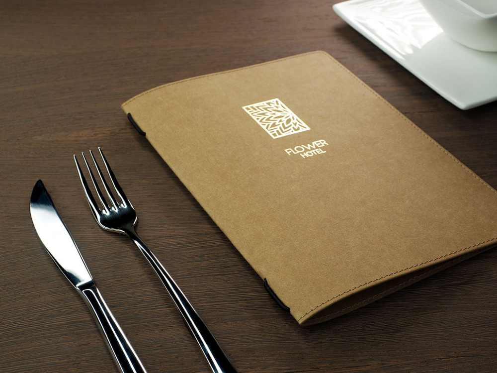 Logo trade promotional merchandise photo of: Menu cover Ambiente 1182106