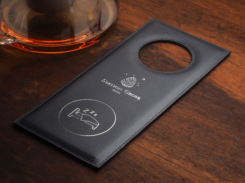 Logo trade business gift photo of: DND door sign 1960319