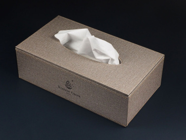 Logo trade business gift photo of: Tissue box 992321