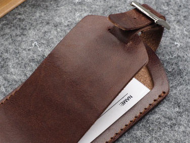 Logo trade promotional merchandise image of: Luggage tag 1155141