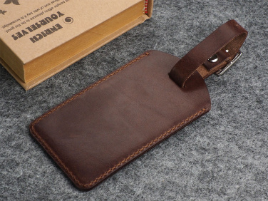 Logo trade corporate gifts image of: Luggage tag 1155141