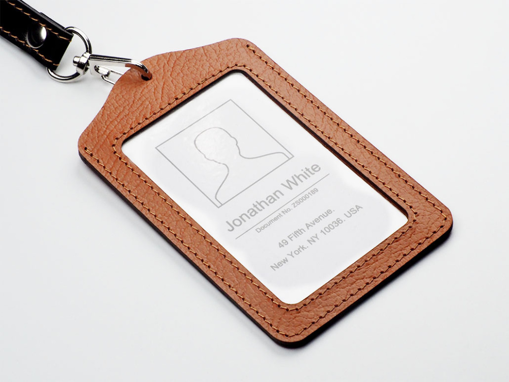 Logo trade promotional items image of: ID Badge Holder 2038318