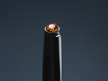 Logo trade business gift photo of: Ball pen with AMBER stone 2070036
