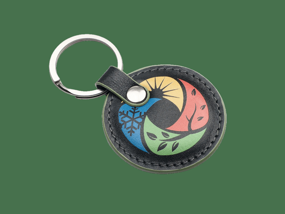 Logo trade advertising products picture of: Keyring 2086131